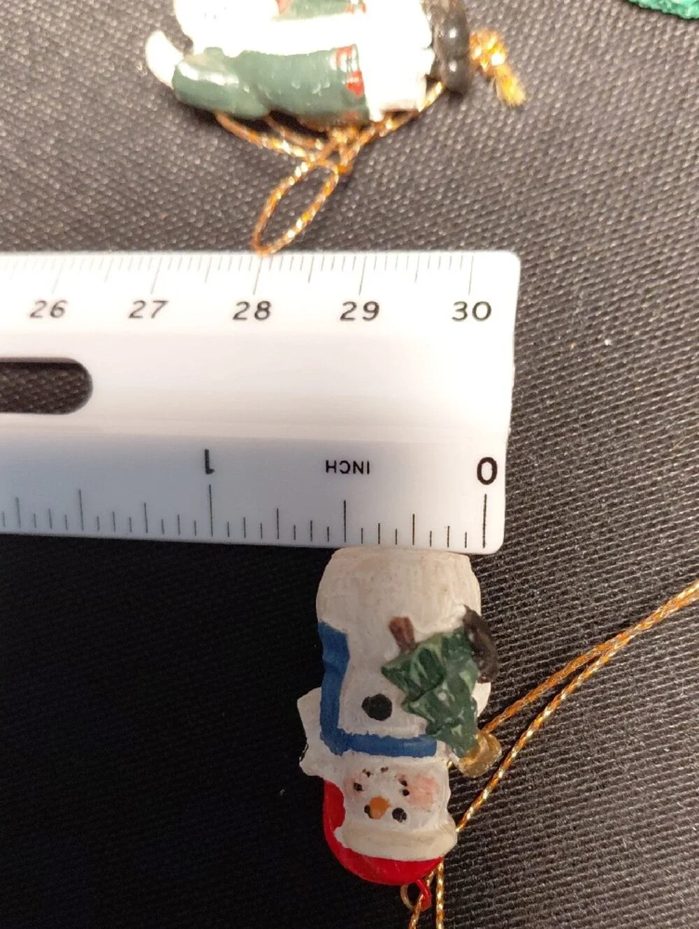 VINTAGE MINIATURE RESIN ORNAMENT